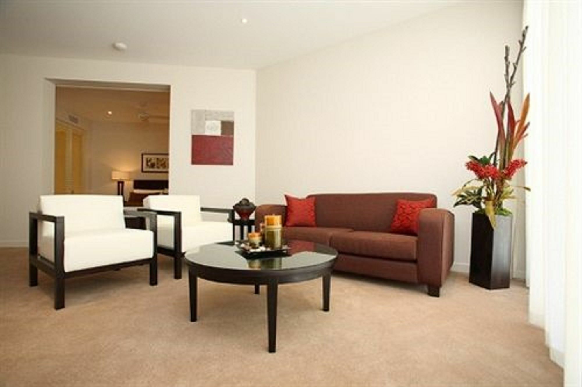 الشقق الفندقية خليج هيرفيفي  أليجرا هيرفي باي المظهر الخارجي الصورة A living room with carpet